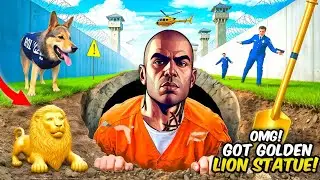 I GOT A GOLDEN LION STATUE! 😱 Prison Escape Simulator Gameplay! #2