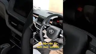 Best Part of New range Skoda Cars | Skoda Slavia Steering Wheel #shorts #skoda #skodaslavia2022