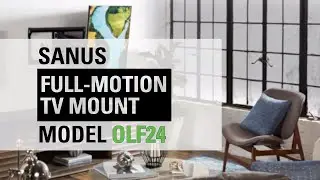 Sanus OLF24 Full Motion TV Mount for 37-90 inch TVs fits 16