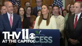 Gov. Sanders announces bill to reform higher education in Arkansas