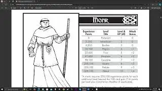 Dragonslayer RPG - Monk