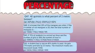 Percentage| Q47, Q48, Q49, Q50