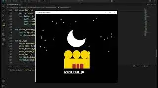 Chand Raat Ki Roshni ✨ | Python Turtle Art for Eid