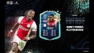 THE BEST PLAYER IN THE GAME?! INSANE 95 RATED TOTS QUINCY PROMES PLAYER REVIEW!FIFA 20 Ultimate Team