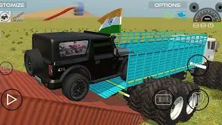New thar loading in truck🚛 Indian tractor simulator#gaming #tractor #games 