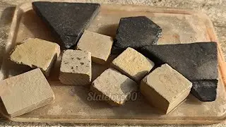 🌸🌺BLACK and white slate items Earthy cleaning 💥slate items cleaning video @JaishikaJangra request 