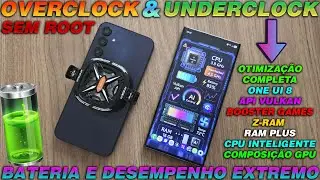 🛑MEGA TUTORIAL de OVERCLOCK & UNDERCLOCK EXTREMO📊🔋📉 (For Galaxy)🎮ONE UI 8🔥Sem Root🥶 #samsung
