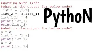 working with lists in python