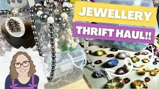 I Didn&rsquo;t Expect This Many Pearls&hellip; Thrifted Jewellery Finds Haul!