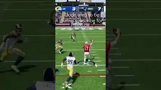 When celebrating goes wrong in madden😂😂😂 #gamer #youtube #shorts #gaming #football #madden