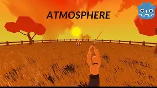 Making An Atmospheric Outdoor Scene in Godot in 3 Minutes