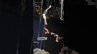 Unexpected moment ☠️ #crash #fearless #nofear #circus #performance #acrobatics #flip #extremesports
