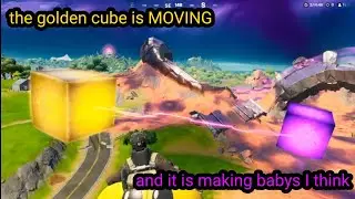 yellow cube is moving and new baby cubes