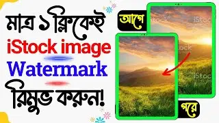 How to remove watermark from i-Stock image |  Download HD photos iStock image watermark remover