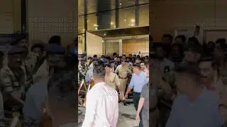 Champion Rohit Sharma with family with high security arrived at the airport 😍 #rohitsharma #koimoi