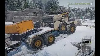 SnowRunner - MOL TB800 Transport Concrete Slab @ National Park