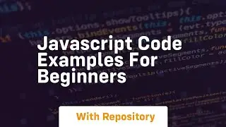 javascript code examples for beginners