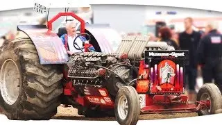 Tractor Pulling acceleration without sled + Museums Gigant