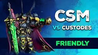 CUSTODES VS CHAOS SPACE MARINES | WARHAMMER 40K BATTLE REPORT