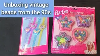 Unboxing vintage beads from the 90s