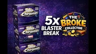 5x Topps Chrome Marvel Studios 2025 - G&ouml;nnen die Blaster?!