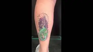 Full Colour Mermaid Tattoo by Carolyn at Flying Shield Tattoo