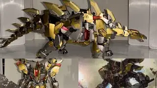 Cang toys CT longyan 01 Stegsarow review. Transformers masterpiece combining dinobot snarl figure.