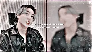 Bcc Lens Blur tutorial on alight motion | JEONVHX|