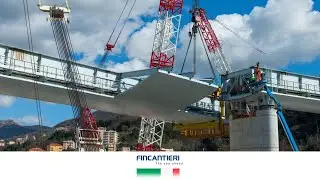 A bridge for Genoa | Live streaming Last Span | Fincantieri
