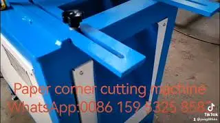 paper cutting corner protection machine