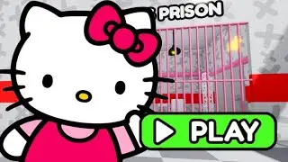 HELLO KITTY'S PRISON RUN OBBY - Can I Escape This Crazy Roblox Prison Game?