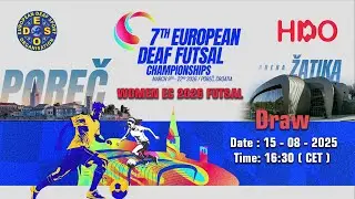 EDSO Women Futsal EC 2026 Draw