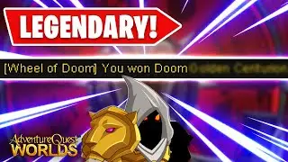 Attempting to get ALL items from the Wheel of Doom! | AQW LEGENDARY ITEM DROP!