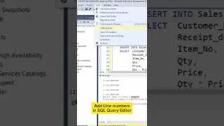 SQL Server Hacks: Adding Line Numbers #sql #sqlserver