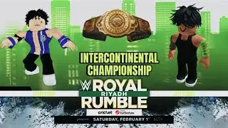 TEXAS EVANS VS JEFF HARDY | INTERCONTINENTAL CHAMPIONSHIP | WWE ROBLOX ROLEPLAY