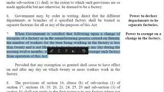 The Sindh Factories Act, 2015 |Factory|Seasonal Factory|Notice to start mfg. process|Registration