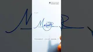 Letter M signature❣️ Mahavir. #signature #sign #art #signaturestyle #calligraphy