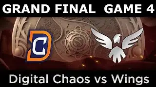 Wings vs DC, The International 2016 GRAND FINAL, game 4.
