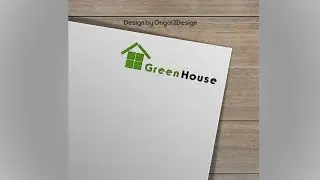Adobe Photoshop | Simple Logo Green House
