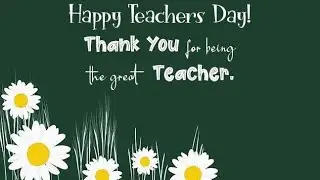 Happy Teacher's Day to all dear teachers of Vyasa Vidya Niketan Central School, Chalakudy