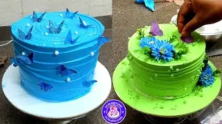 So Beautiful Butterfly Cake Design | Butterfly Cake | Butterfly Cake Decorations | #Butterflycake