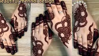 Backhand special 2025 mehndi design | easy mehndi design | mehandi ka design| simple mehndi design