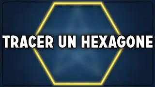 COMMENT TRACER UN HEXAGONE, POLYGONE À 6 CÔTÉS (Art Classe Peindre avec Lo) GÉOMÉTRIE SACRÉE