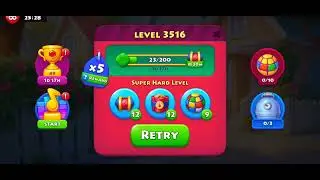 Township Match-3 Gameplay Level 3516
