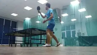 Table tennis training with Sochi table tennis chief judge Igor Aleksandrovich Erofeev 20190606