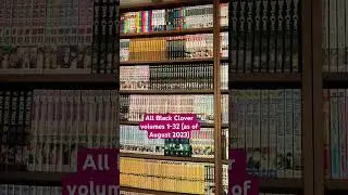 All Black Clover volumes (as of August 2023!) #blackclover #manga #books