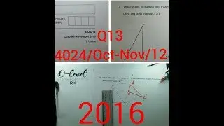 Rotation: Drawing Image without the grid system given:Q13/4024/12/Oct-Nov/2016