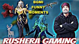 TOP MOMENTS Of BGMI! Rushera Gaming! Full comedy video 🤣