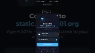 How to Connect Your TON WALLET to AGENT 301 Airdrop Project