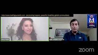 Jitendra Patwari interviewed  on a Global Platform by Dr. Honey Kalaria - UK's Bollywood Ambassador